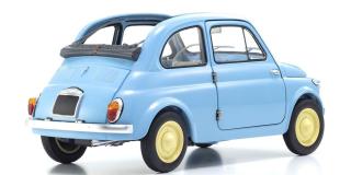 FIAT NUOVA 500 (1960) Blau - Celeste Blue Kyosho 1:18 Metallmodell